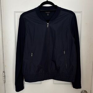 Banana Republic Women's Dark Blue Bomber Jacket